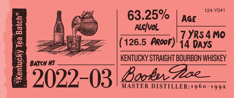 Booker's Kentucky Tea Batch 2022-03 126.5