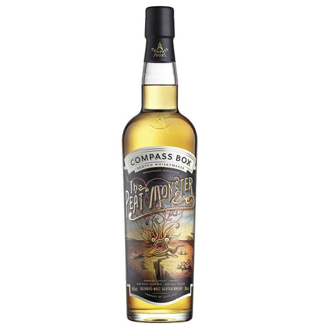 Gift Compass Box Peat Monster W/Glasses