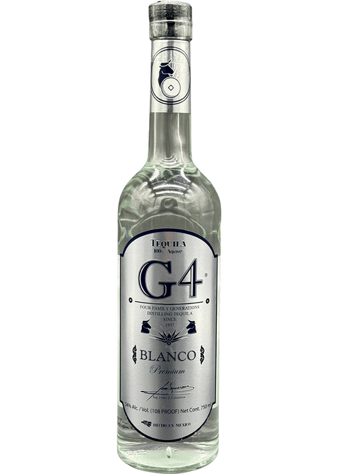 G4 Tequila Blanco High Proof 108