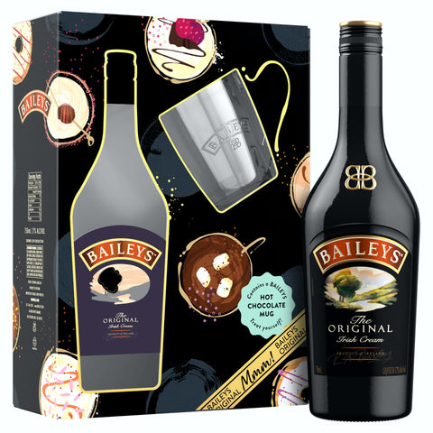 Gift Baileys Irish Cream W/Glasses