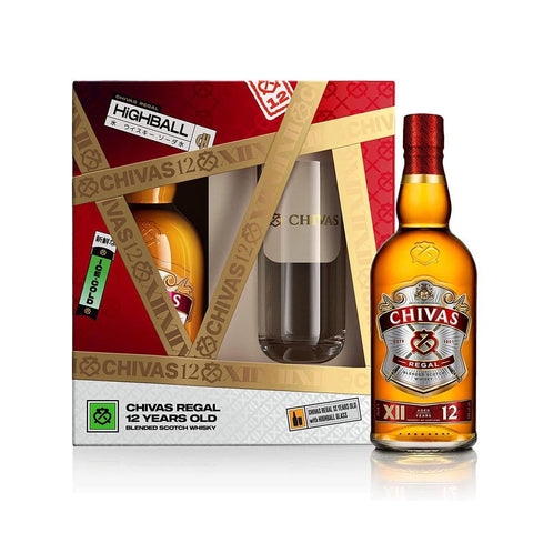 Gift Chivas Regal 12YR W/Glasses