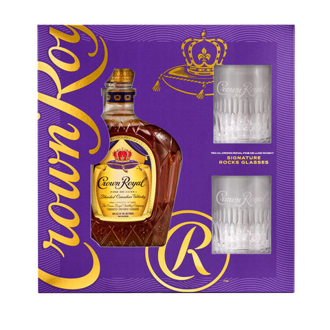 Gift Crown Royal W/Glasses