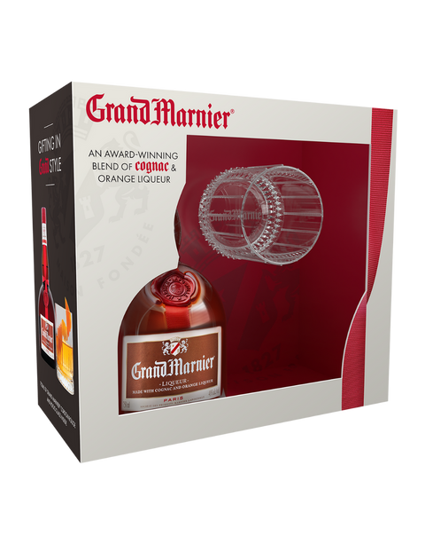 Gift Grand Marnier W/Glasses