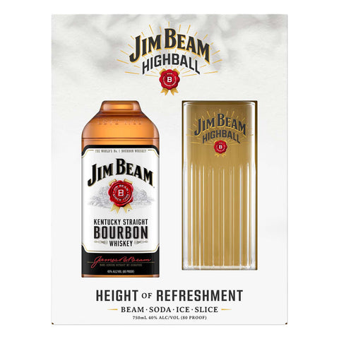 Gift Jim Beam W/Highball Glass