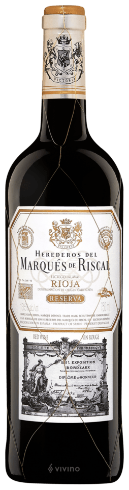 2018 Marques De Riscal Rioja Reserva, Rioja, Spain