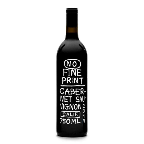 No Fine Print Cabernet Sauvignon, Lodi, California, USA